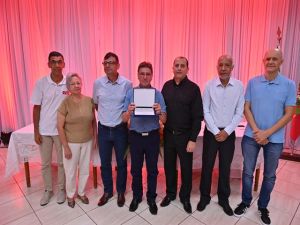 Presidente do SEEF participa de posse da nova direção do SEC Joaçaba