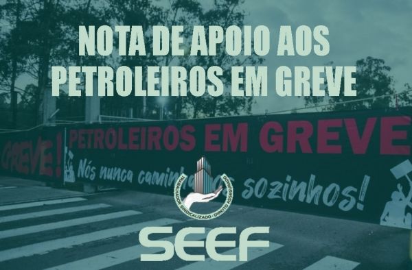 Nota de apoio aos petroleiros em greve