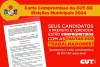 CUT-SC lança carta compromisso para candidatos que defendem pauta dos trabalhadores