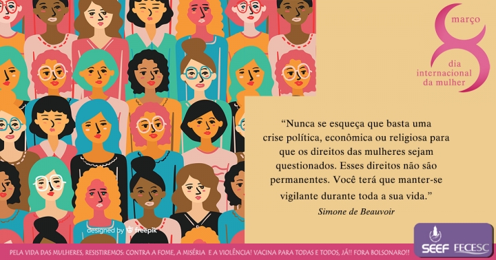 8 DE MARÇO - DIA INTERNACIONAL DA MULHER