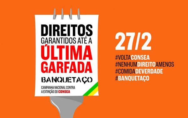 Movimentos sociais organizam 'banquetaço' para exigir segurança alimentar