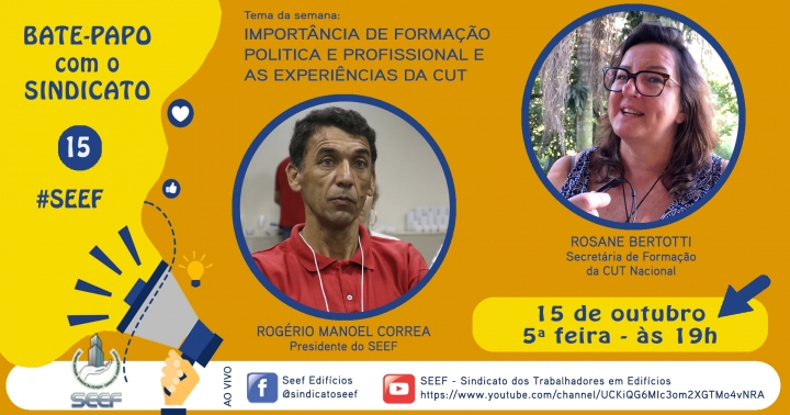 IMPORTÂNCIA DE FORMAÇÃO POLÍTICA E PROFISSIONAL E AS EXPERIÊNCIAS DA CUT
