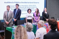 Presidente do SEEF participa de posse da Ouvidora-Geral Externa da Defensoria Pública