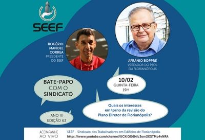 BATE-PAPO COM O SINDICATO ESTÁ DE VOLTA NESTA QUINTA, 10/02