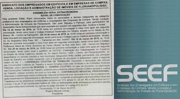 SEEF realiza Assembleia Geral Permanente em março