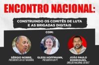 CUT realiza encontro para debater construção dos comitês de luta e brigadas digitais