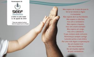 Homenagem do Sindicato dos Empregados em Edifícios - SEEF a todos os pais neste 11 de agosto de 2019