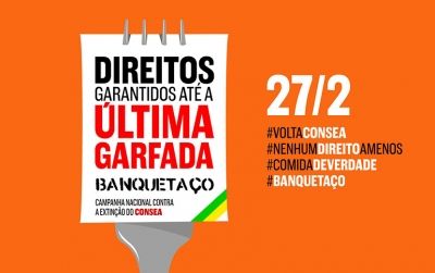 Movimentos sociais organizam 'banquetaço' para exigir segurança alimentar