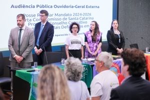 Presidente do SEEF participa de posse da Ouvidora-Geral Externa da Defensoria Pública