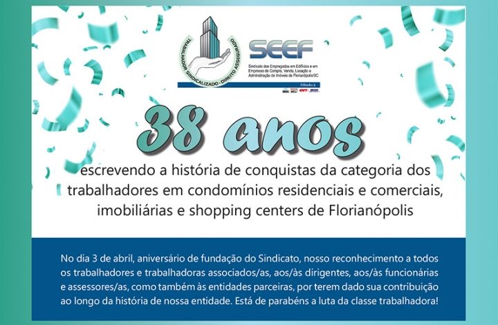 SEEF 38 ANOS!
