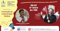 A EVOLUÇÃO DA COMUNICAÇÃO SINDICAL será pauta de live comemorativa