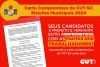 CUT-SC lança carta compromisso para candidatos que defendem pauta dos trabalhadores