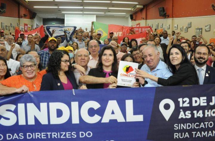CUT e centrais sindicais entregam a Simone Tebet propostas para o Plano Plurianual