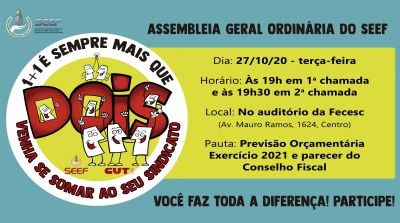 EDITAL DE CONVOCAÇÃO DA ASSEMBLEIA GERAL ORDINÁRIA