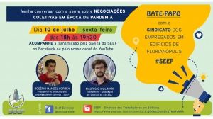 SEEF propõe um "Bate-papo" virtual com os trabalhadores e trabalhadoras em edifícios